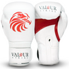 White boxing gloves by valour strike