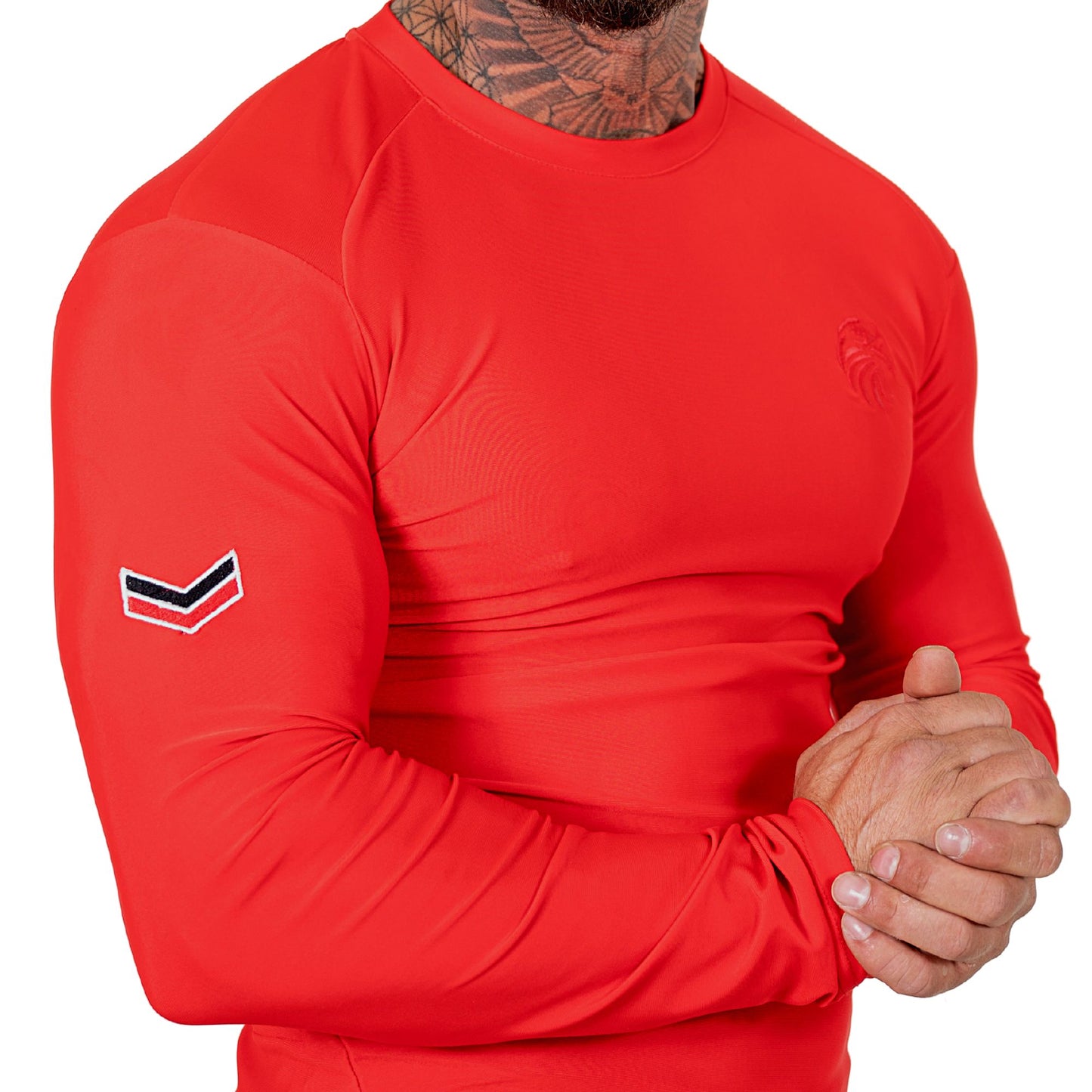 Red Rashguard – Men’s Compression Top for MMA & BJJ Training
