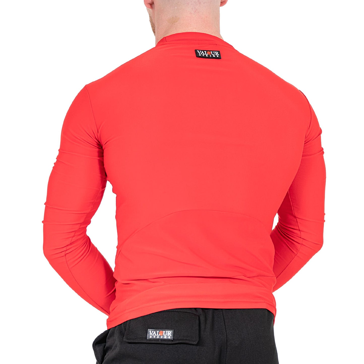 Red Rashguard – Men’s Compression Top for MMA & BJJ Training