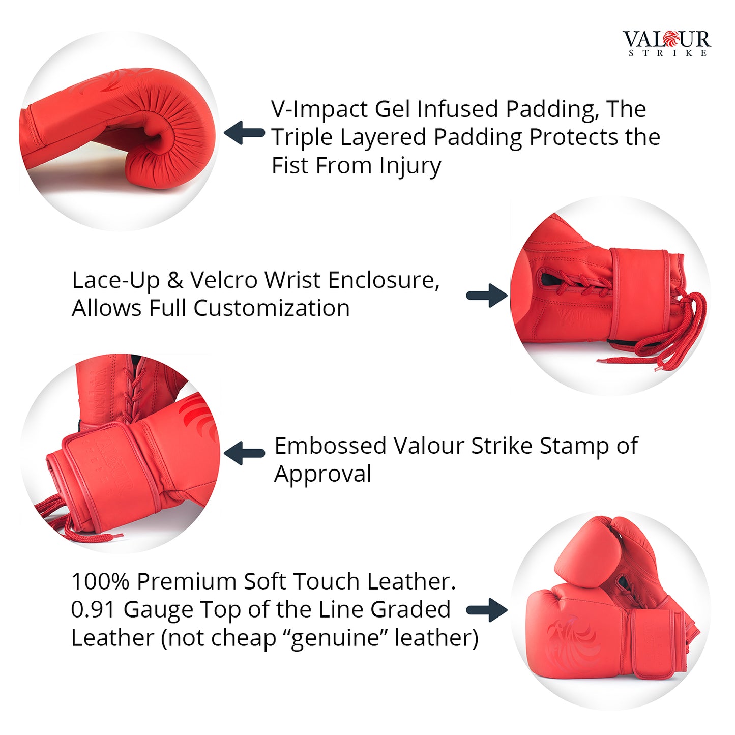 Pro “Fire Fists” Boxing Gloves (Lace Up Hybrid)