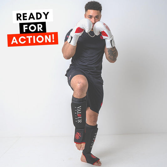 Sock Shin Guards – Protective Pads for Kickboxing & Muay Thai