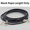Black PVC Skipping Rope Length 6mm