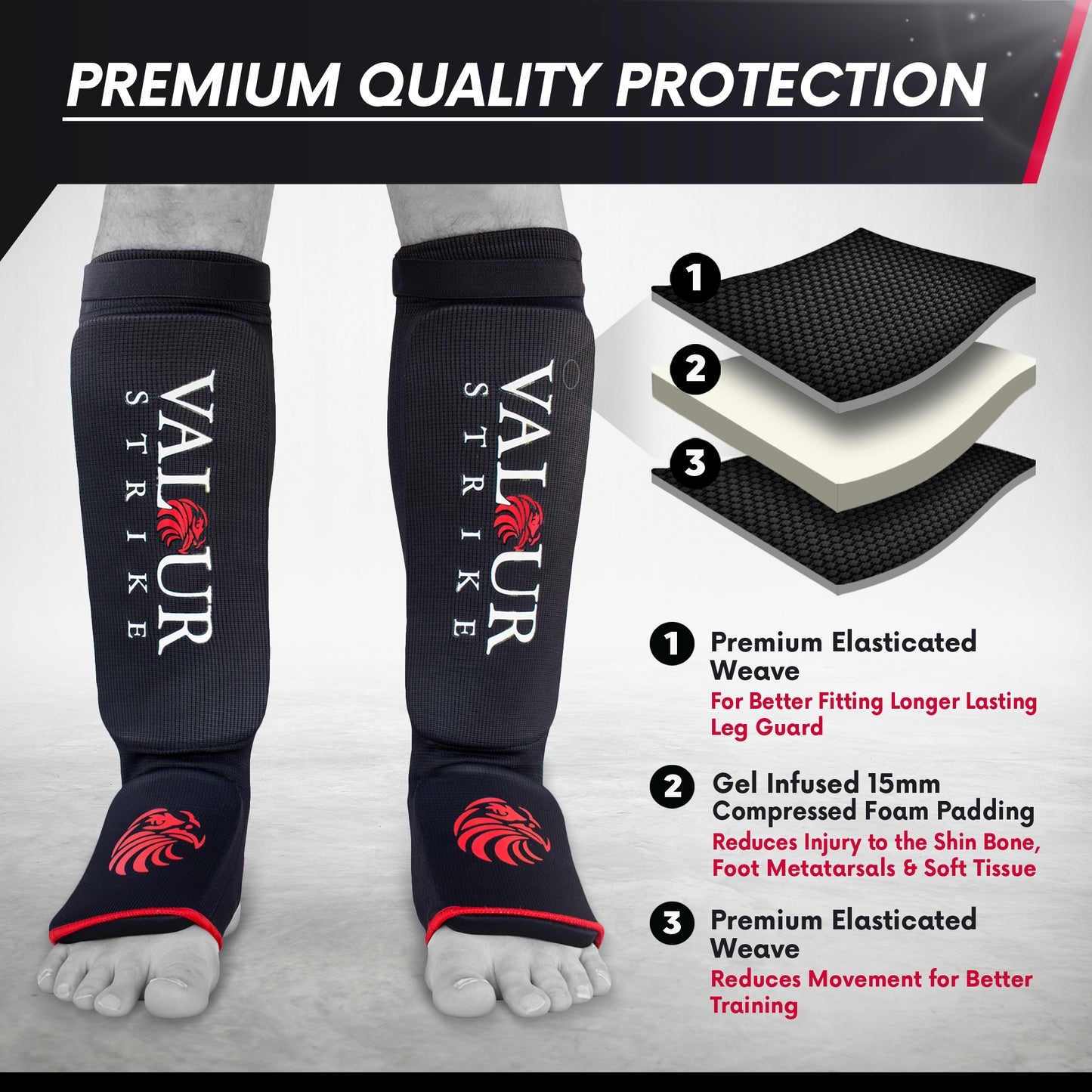 Sock MMA Shin Guards