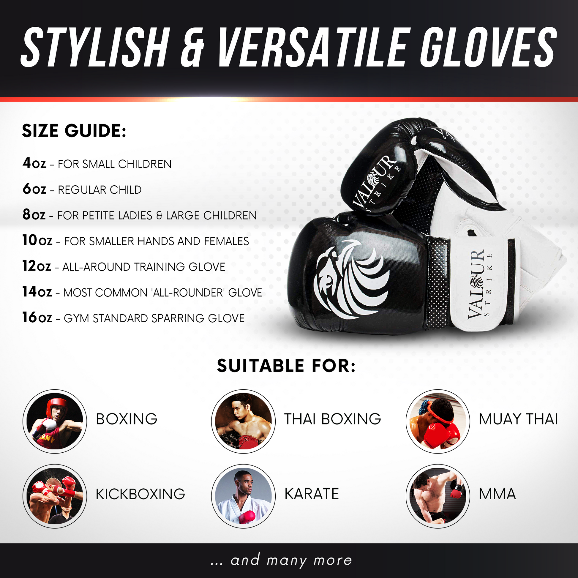 Stylish boxing gloves sales
