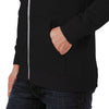 lower bottom black sports jumper hoodie.