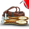 leather skipping rope weighted jump rope by valour strike